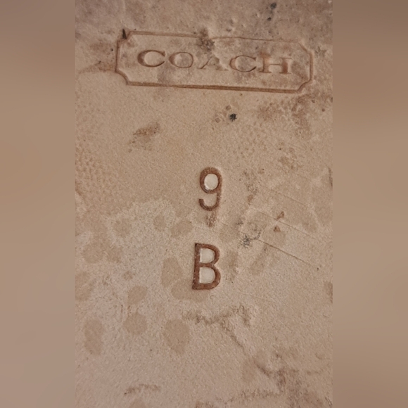 EUC Y2K Coach Poppy Maritza White Floral Jute Summer Boho Heel Wedge Shoe SZ 9B - Picture 9 of 10